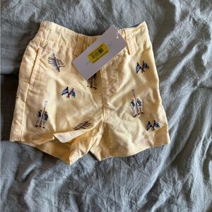 Polo by Ralph Lauren Yellow Embroidered Sailor Shorts